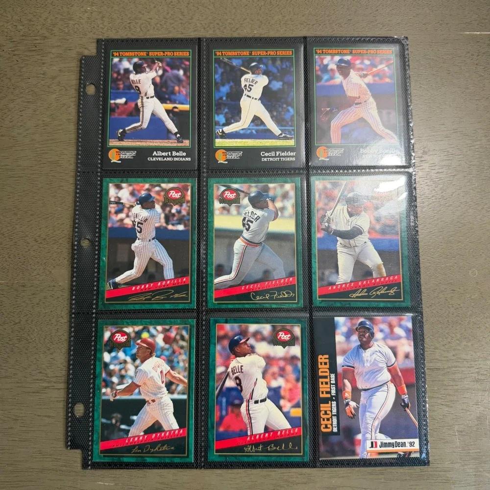 Vintage 90s Baseball Card Lot Post Cereal Tombstone Pizza Jimmy Dean‎ MLB Stars
